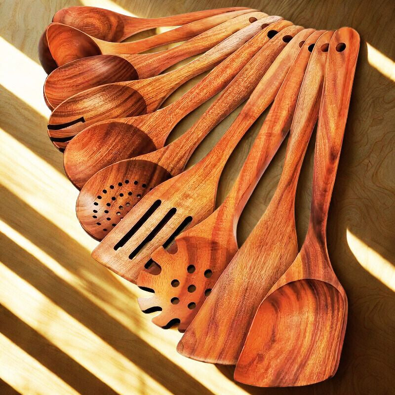 Luxus teakfa étkészlet (15 darabos)