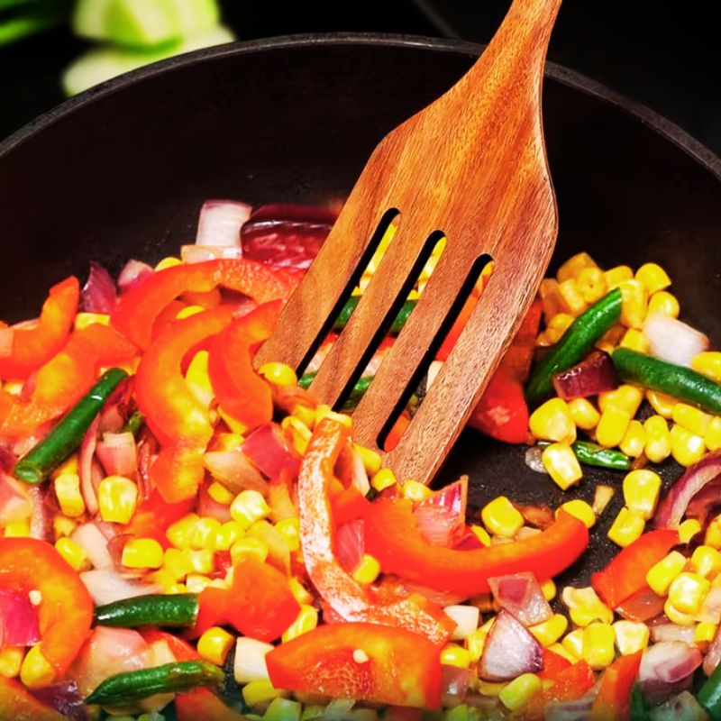 Luxus teakfa étkészlet (15 darabos)