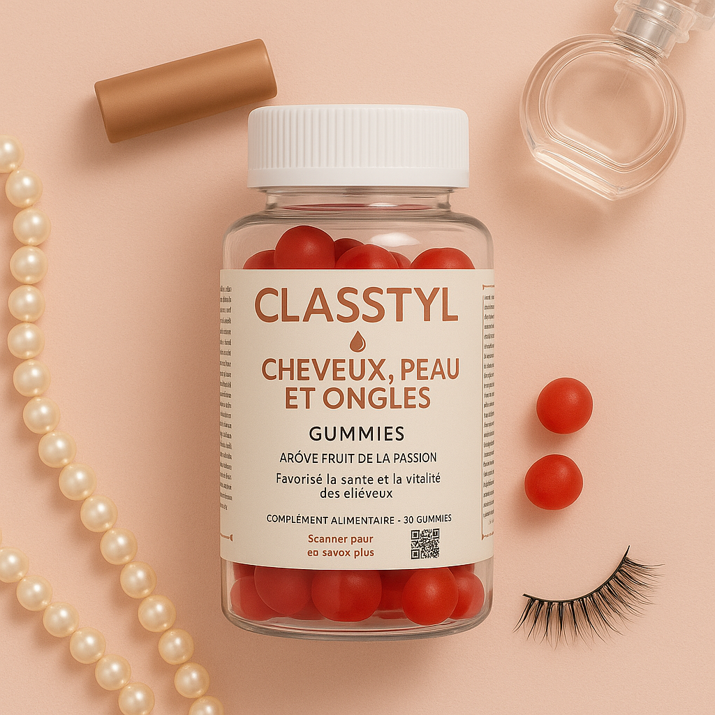 Classtyl™ Gummies Cheveux, Peau & Ongles